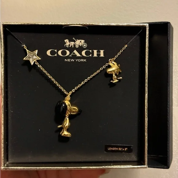 Coach | Jewelry | Coach X Peanuts Snoopy And Woodstock Long